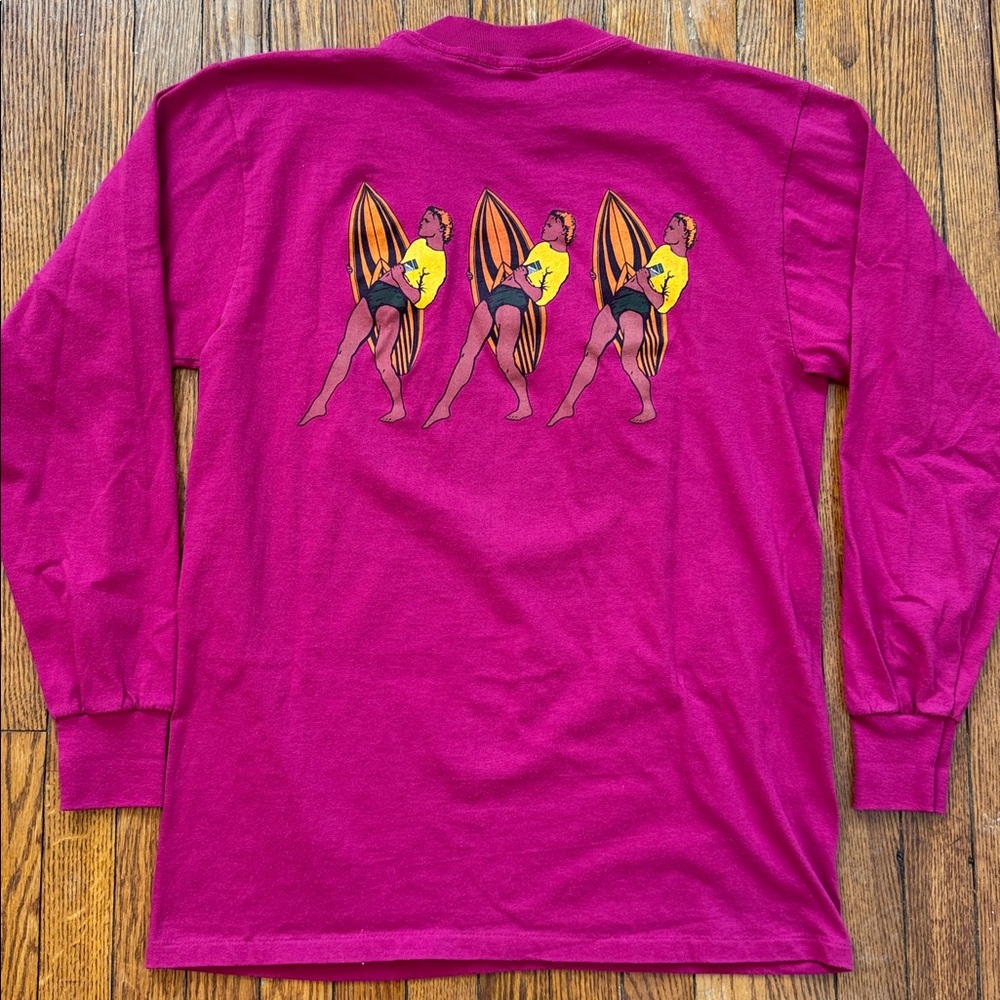 80’s Salem Cigarettes Catch A Chill Vintage Long Sleeve T-Shirt - Picture 2 of 11